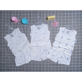 [Avaler] Bộ ba lỗ vải sợi tre cho bé (6-9m đến 3-4y)