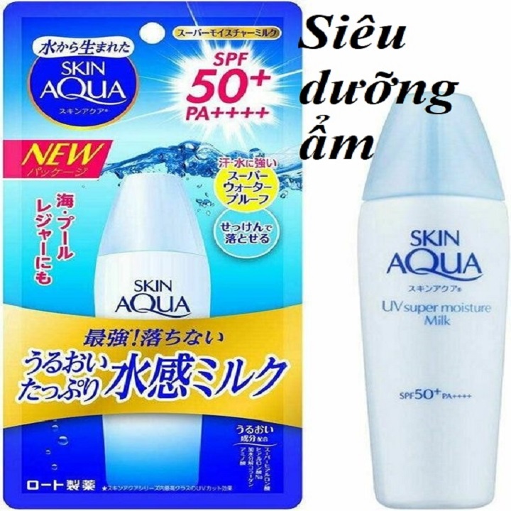 (BẢN MỚI NỘI ĐỊA) SỮA CHỐNG NẮNG SKIN AQUA UV SPF50+ 40ML