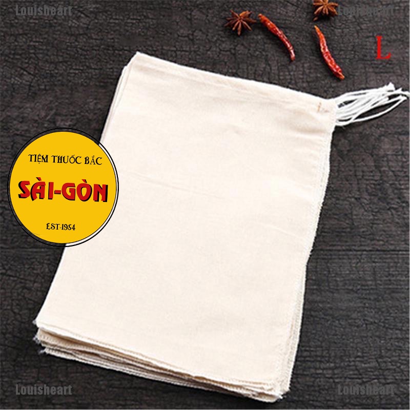 Túi Lọc Bằng Vải Cotton Kích Thước 20*25