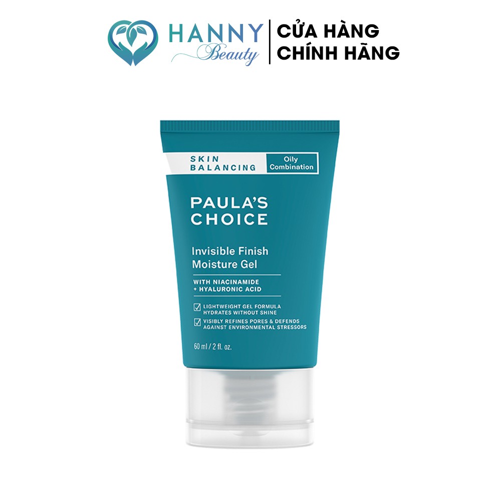 Gel Dưỡng Ẩm Paula's Choice Ban Đêm Kiểm Soát Dầu Skin Balancing Invisible Finish Moisture Gel 60ml Mã 3400