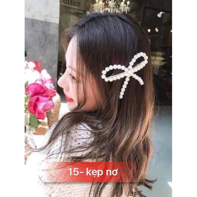 [Mã FAGOGO giảm 12% đơn 99K] 15 MẪU Kẹp tóc,cặp tóc đính đá, ngọc nhân tạo Hàn Quốc | BigBuy360 - bigbuy360.vn