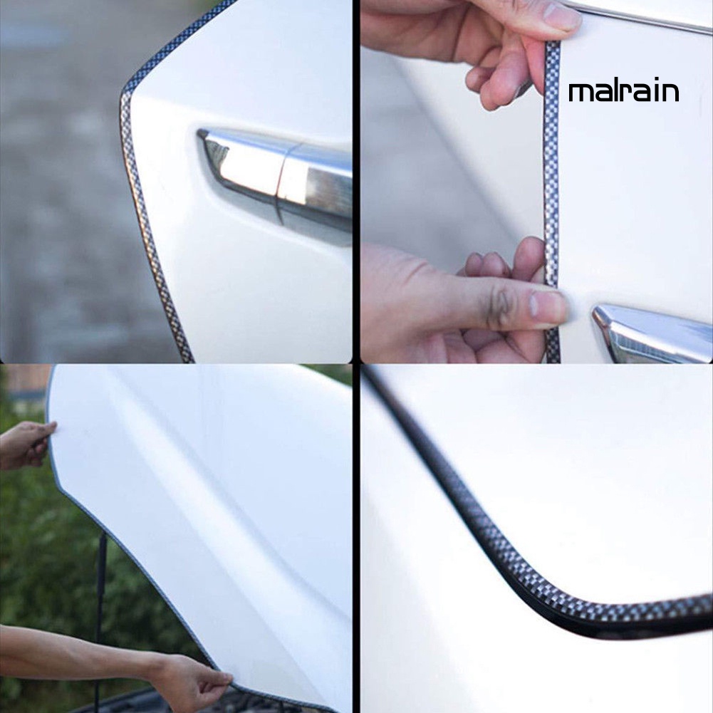 Cuộn Dây Dán Viền Cửa Xe Hơi 5m Chống Trầy Xước Tiện Dụng