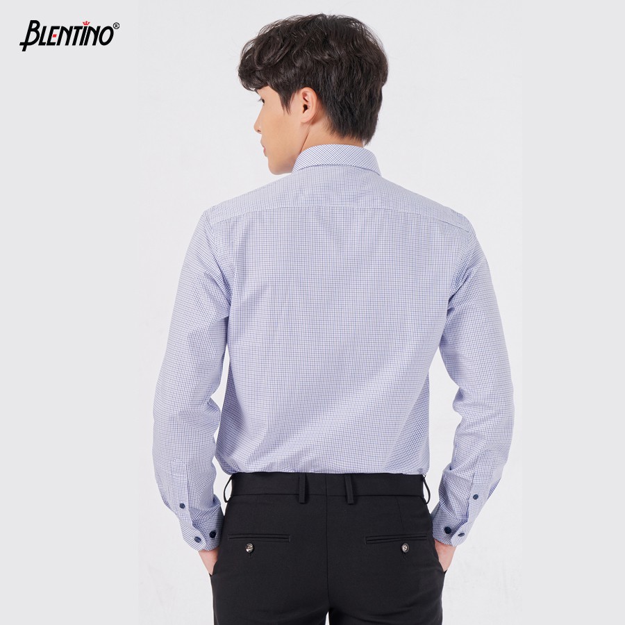 Áo Sơ Mi Nam Dài Tay Công Sở BLENTINO BCV02 Free Size 50k-80kg
