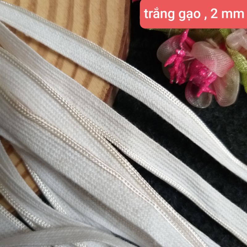 Dây viền lé , màu trắng gạo , bản 2mm