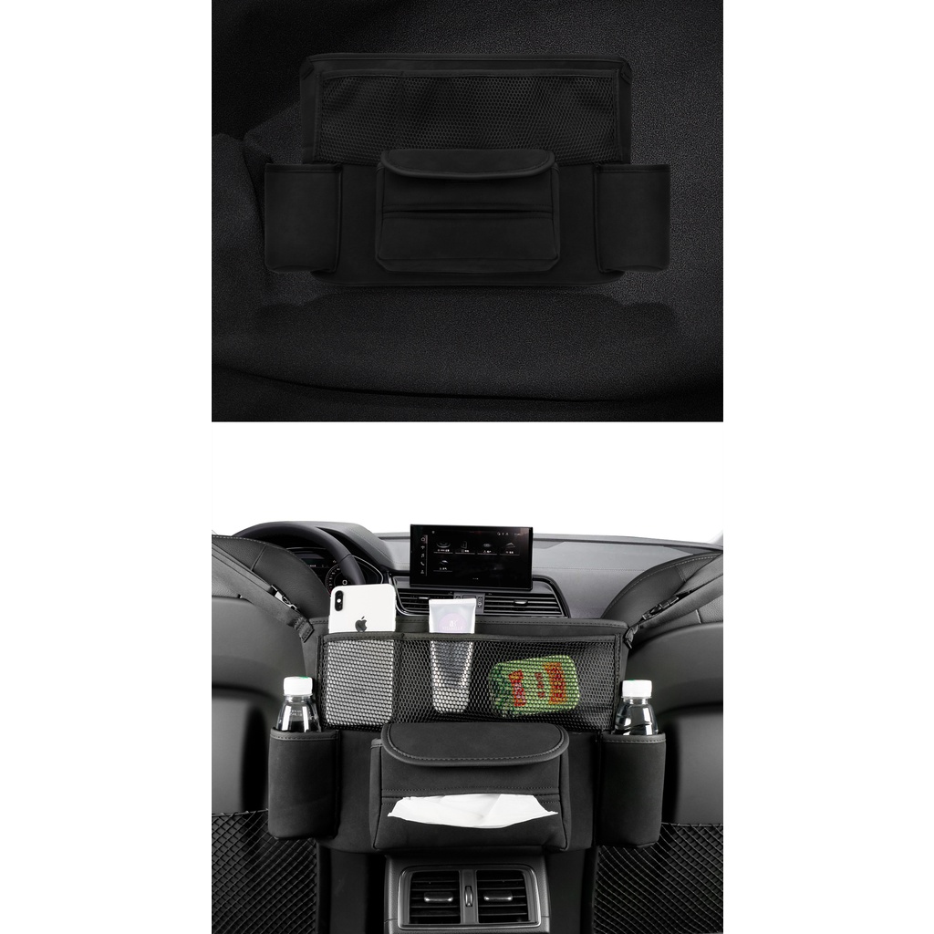 Túi để đồ trên ghế ô tô Túi lưới giữ đồ trên ô tô Túi điều khiển trung tâm trên ô tô Túi đựng đồ sắp xếp đa năng Túi đựng khăn giấy ô tô Hộp đựng cốc nước trên ô tô Túi đựng đồ trên ô tô
