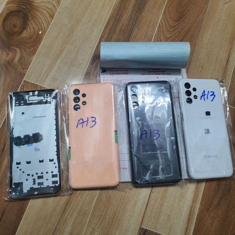Vỏ samsung A13 4G A135F bộ có kính camera,nắp lưng samsung A13 4G zin có kính camera