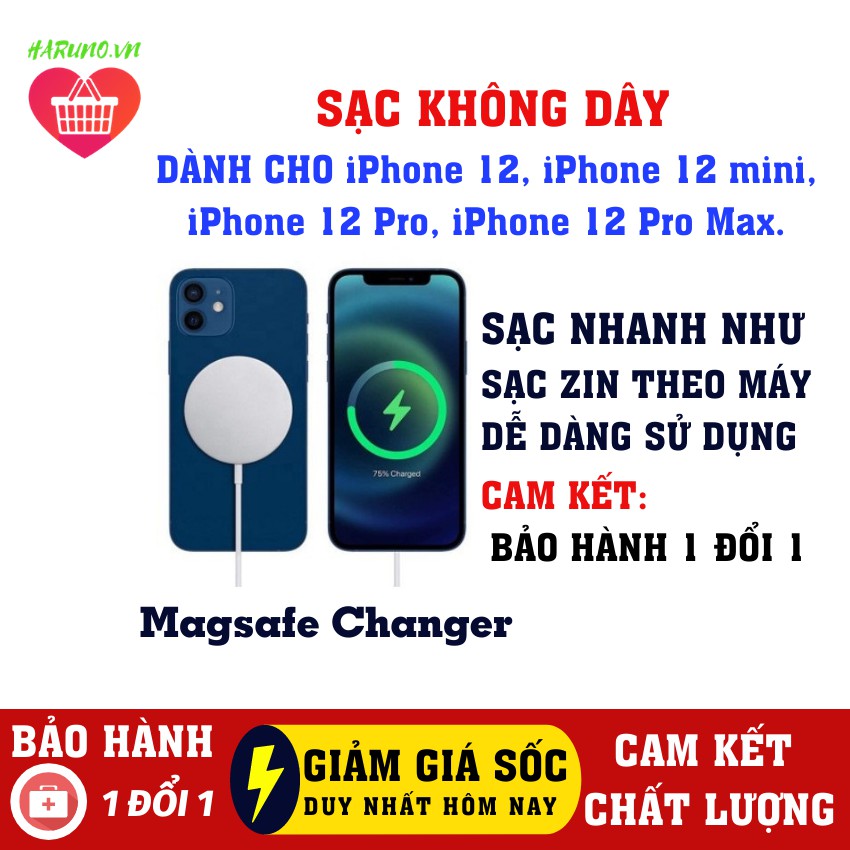 Sạc Không Dây MS [ BH 6 tháng ] hỗ trợ sạc nhanh cho IP 8 trở lên và các dòng máy hỗ trợ sạc không dây chuẩn Qi