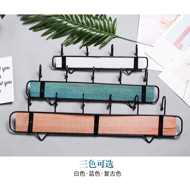 Móc treo đồ móc treo quần áo I love my home - Decor đồ trang trí theo phong cách biển Địa Trung Hải