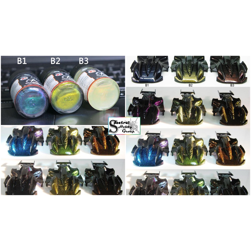 Sơn mô hình Sunin cao cấp đổi màu paitn Chameleon B1 B2 B3 shift color
