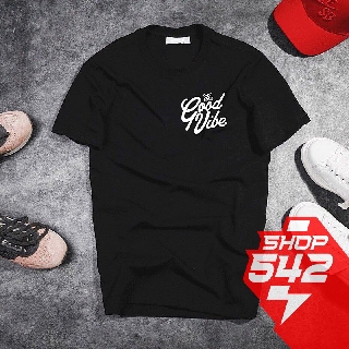 Áo thun nam nữ unisex logo good vibe ngực - đủ size / tay lỡ / trẻ em
