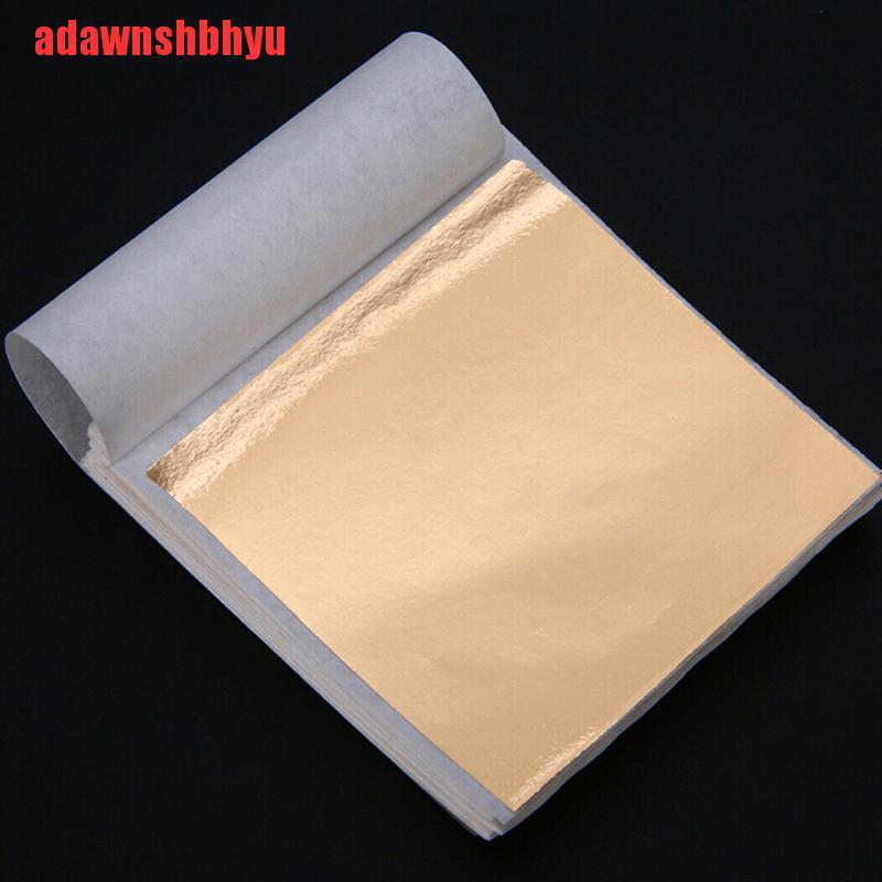 Set 100 Lá Vàng Giấy Dùng Trang Trí Thủ Công