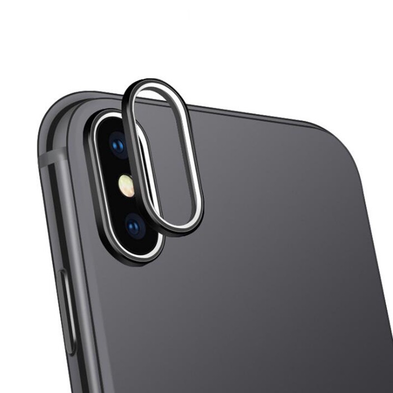 Vòng bảo vệ ống kính Mipan bằng kim loại thích hợp cho iPhone X 7 8 Plus