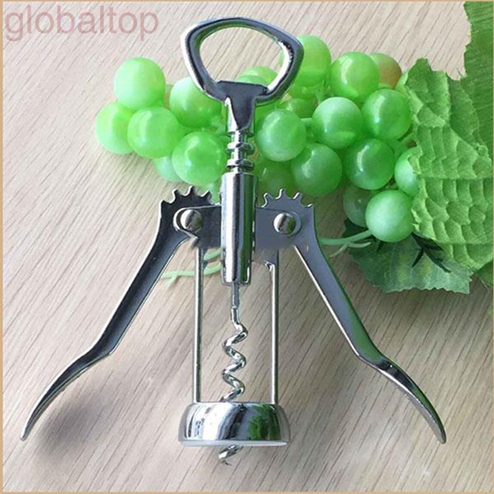 Dụng cụ mở nắp chai rượu vang bằng thép không gỉ cao cấp tiện dụng