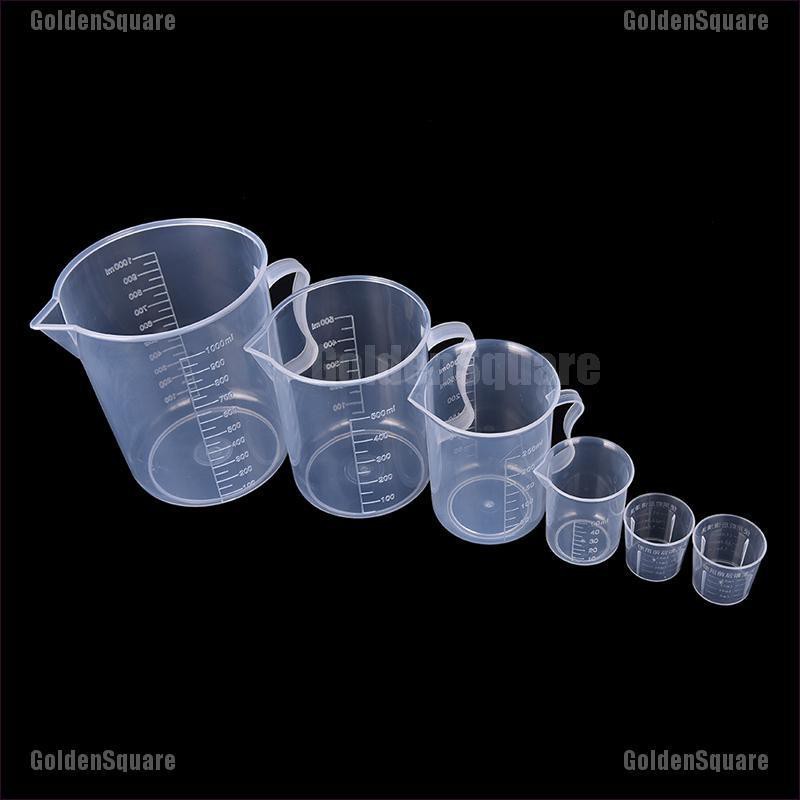 Cốc Đong Bằng Nhựa Dung Tích 20 / 30 / 50 / 300 / 500 / 1000ML