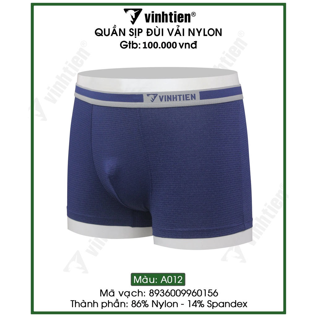 [Combo Tiết Kiệm] Combo 10 Quần Lót Đùi Nam Thun Lạnh  Vĩnh Tiến 100