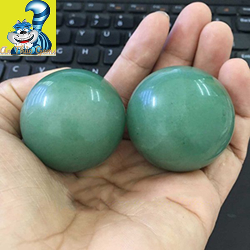 Cặp 02 Viên Bi Lăn Tay Đa Tự Nhiên Đủ Màu Sắc - Tặng Kèm Hộp Đựng Sang Trọng