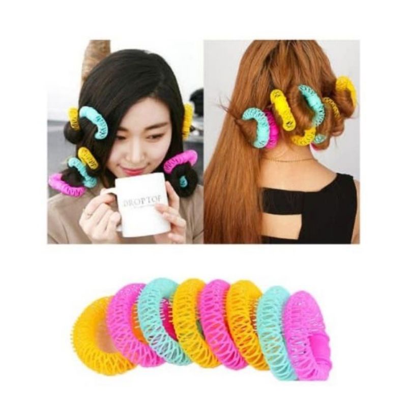 Set 6 lô cuốn tóc lò tạo tạo kiểu tạo xoăn tóc