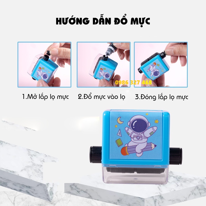 Máy in con lăn tạo phép tính CỘNG, TRỪ, NHÂN, CHIA - Con dấu toán học tạo phép tính trong phạm vi 100