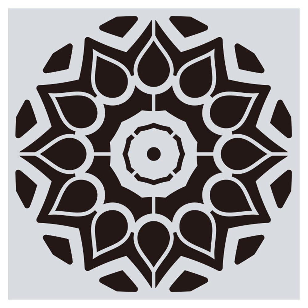 Thước Vẽ Đường Kính 15 * 15cm Trang Trí Sàn Nhà