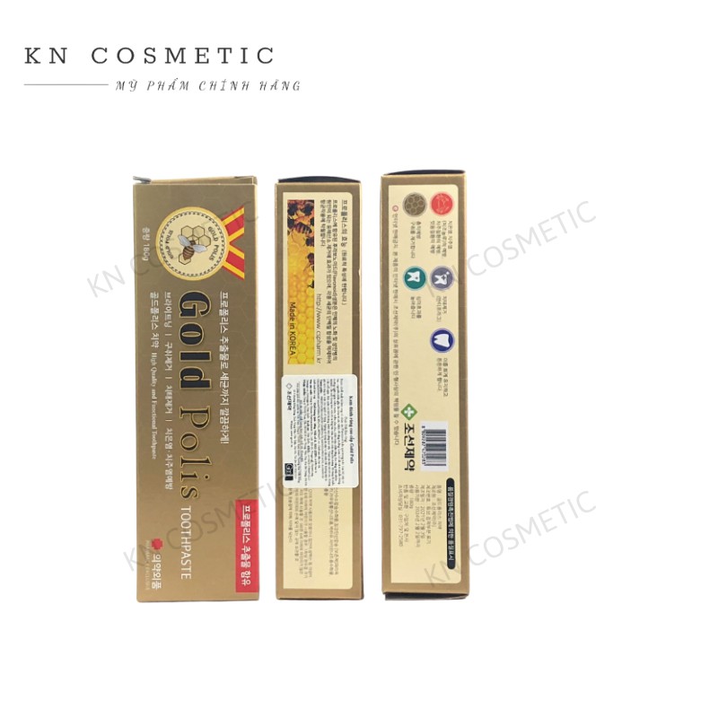 Kem đánh răng cao cấp GOLD POLIS Kem đánh răng loại bỏ hôi miệng Tuýp 180g
