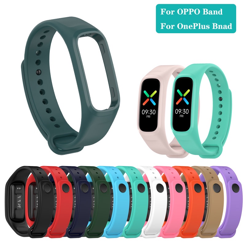 Dây Đeo Silicon Mềm Cho Đồng Hồ Thông Minh OnePlus band / OPPO