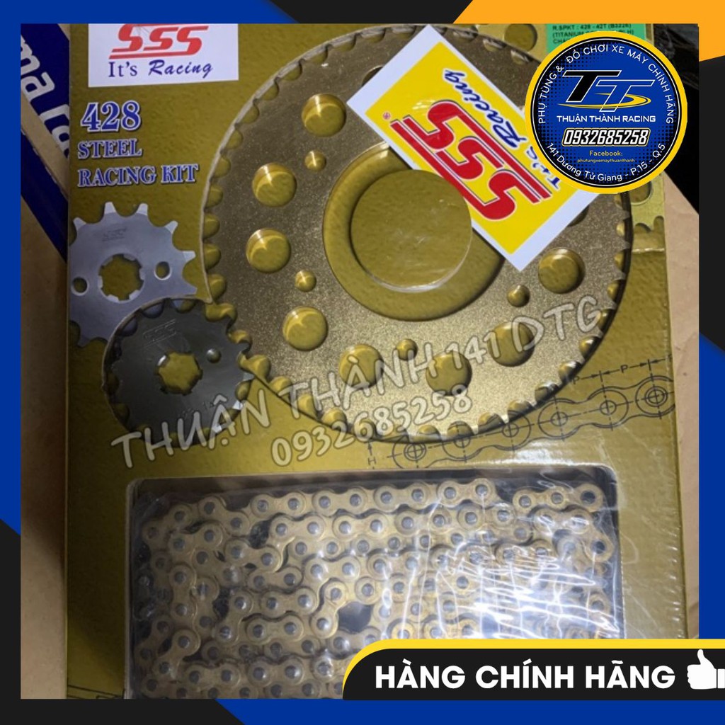 Nhông sên dĩa Ex150 SSS 10ly Sắt