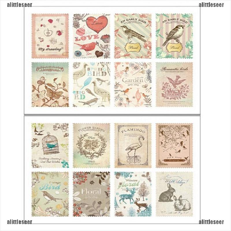 Set 2 Con Dấu Giấy Note Hình Tháp Eiffel Phong Cách Retro Trang Trí Sổ Tay