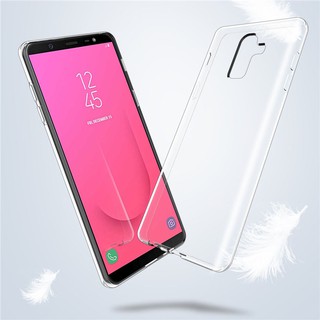Ốp Lưng Samsung Galaxy J8 2018 TPU Dẻo Suốt Vỏ silicon Samsung J8 2018 J 8 J810 mềm Su Chống Trầy Chống ngã Case