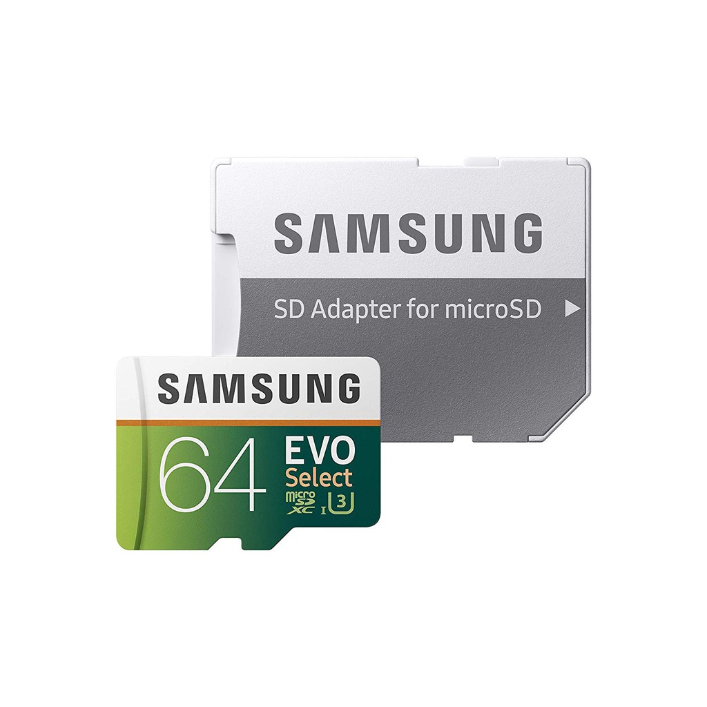 Thẻ nhớ microSD Samsung EVO Select Class 10 UHS-1 U3 64/128/256 GB