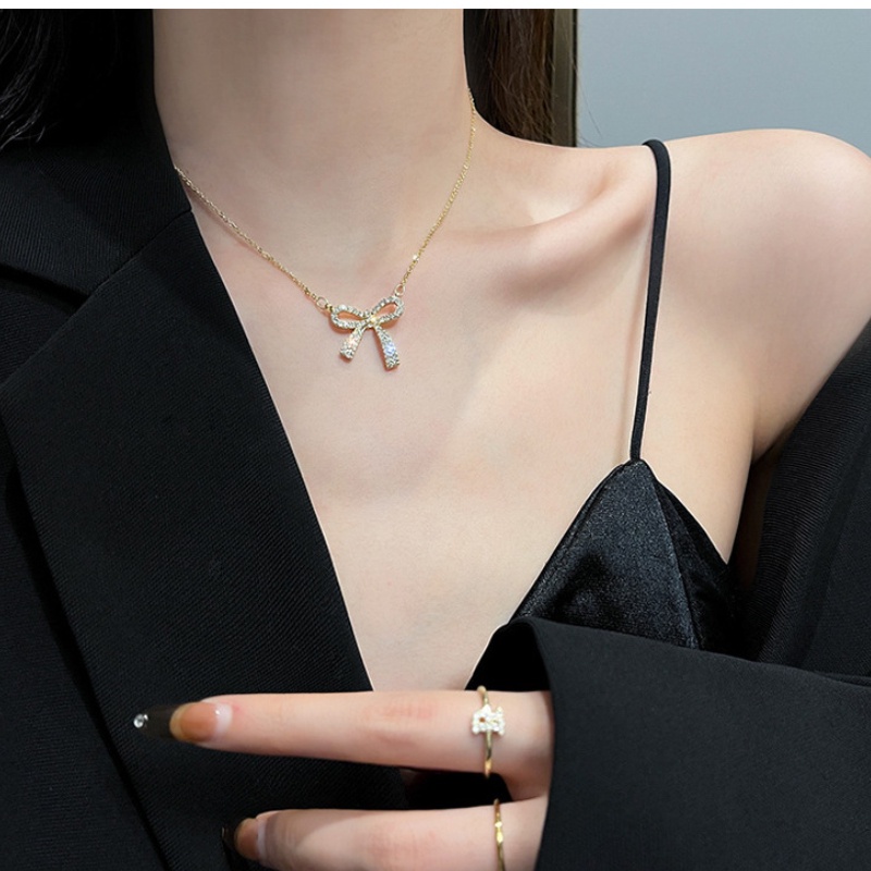 Vòng Cổ Choker Thắt Nơ Sang Trọng Thời Trang Cao Cấp Cho Nữ