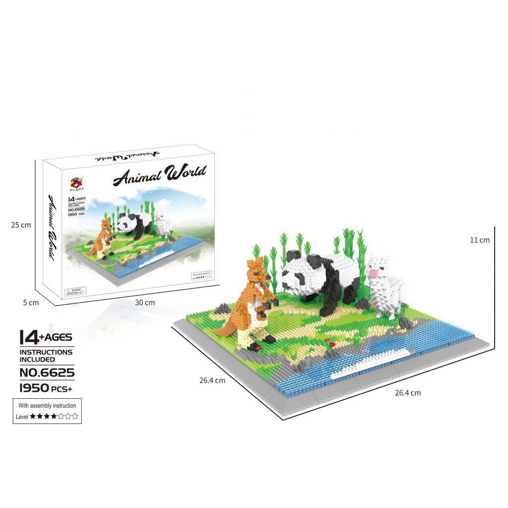 Xếp hình cho bé hình vườn thú đáng yêu - Bộ đồ chơi trẻ em thông minh - Sunny