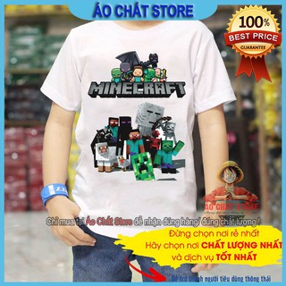 (SIÊU PHẨM) Áo thun trẻ em Minecraft cho bé trai | bé gái mẫu mới | vải đẹp MC31 | Áo Chất Store