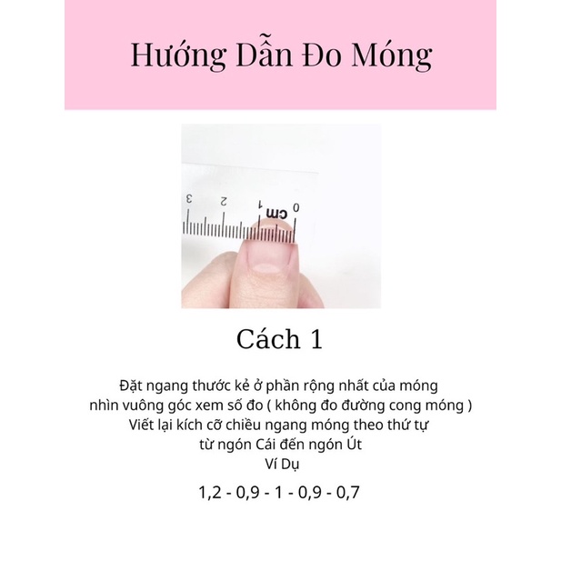 Nailbox Móng Úp Thiết Sẵn Mẫu Thạch Viền Tráng Gương