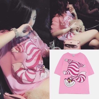 Áo phông zara mèo Cheshire Cat