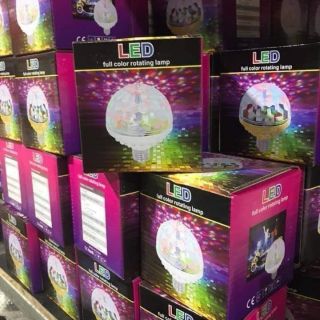 Đèn led quả cầu xoay