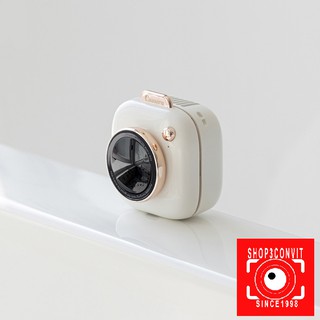 Quạt đeo cổ mini thời trang phong cách retro camera
