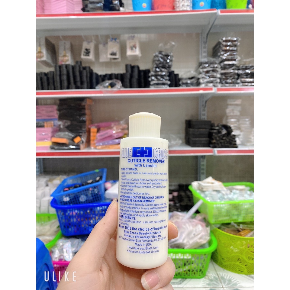 Kem Mềm Da Chuyên Dụng Không Cần Ủ Mềm Da Mỹ Blue Cross 170ml Loại Xịn - Trùm Nail Mi