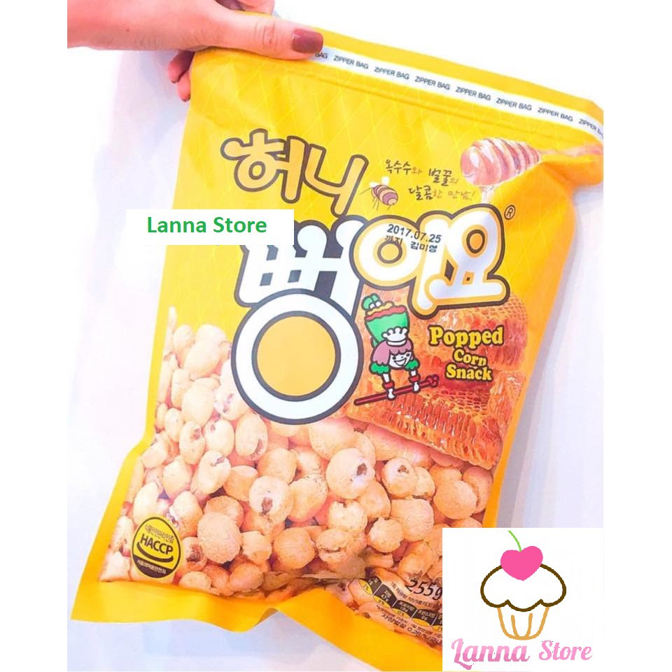 Bắp rang vị mật ong Hàn Quốc gói 255 gram