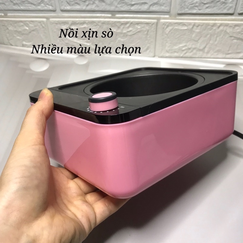 [Hàng Chuẩn Loại 1] Nồi Nấu Sáp Wax Lông Chống Dính Cao Cấp + Tặng Que Gỗ