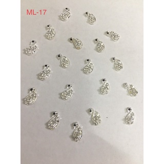 Charm trang trí móng tay hình thiên nga