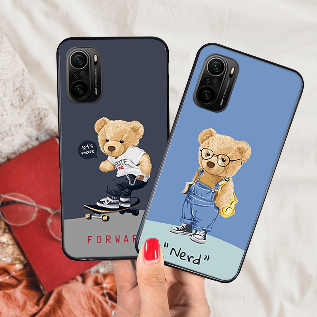Ốp lưng Xiaomi Redmi K40 / K40 Pro / K40 Gaming / POCO F3 mẫu chú gấu cực đẹp siêu hot