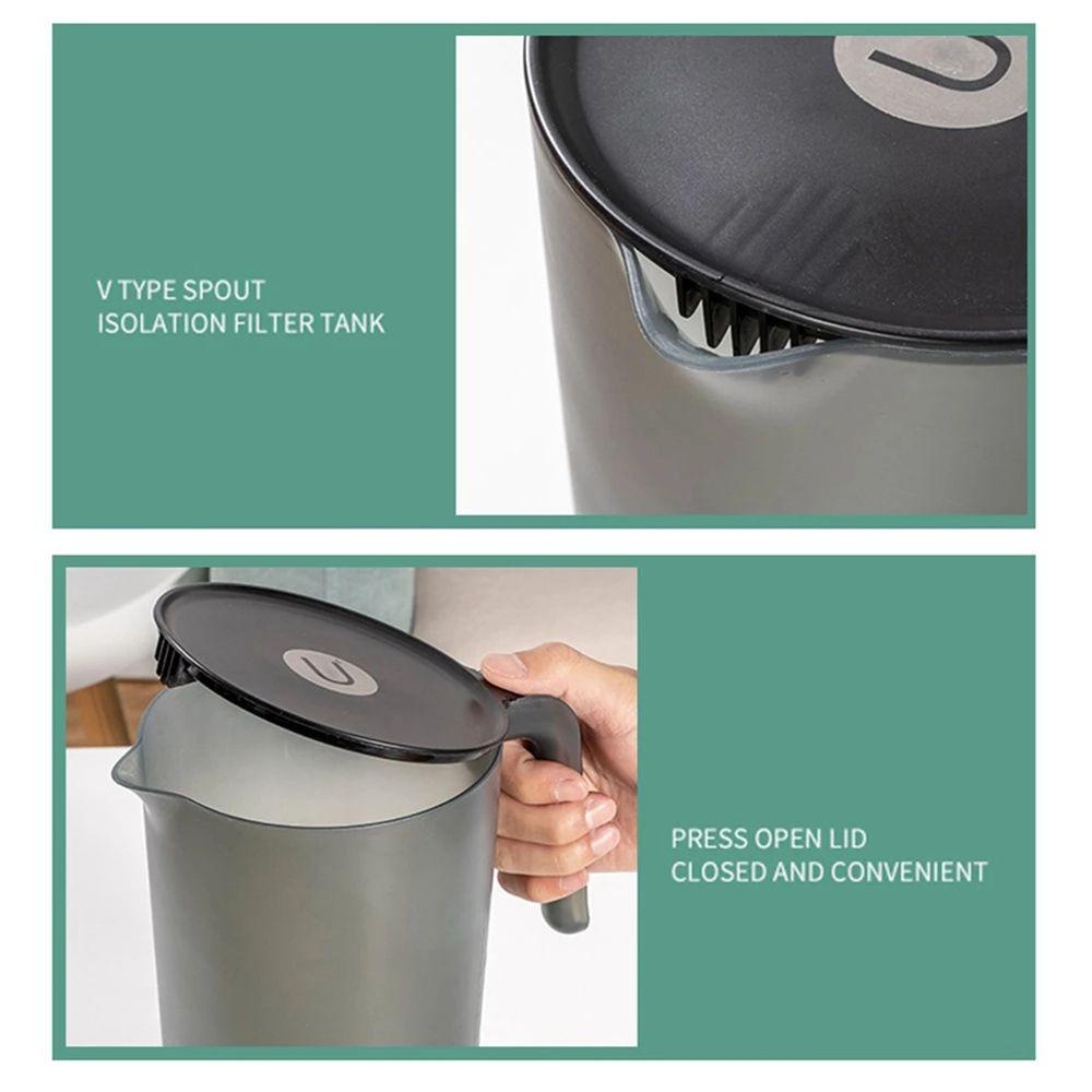 YIYU Bình Đựng Nước Ép Bằng Nhựa Trong Suốt Cách Nhiệt Chống Rơi Sức Chứa Lớn