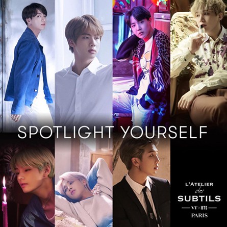 Tặng Postcards BTS 8 Tấm Khi Mua Full Box NƯỚC HOA VT X BTS L’ATELIER DES SUBTILS ( Kèm Standee )