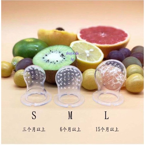 Núm Nhai Silicon Cho Bé Tập Ăn Dặm Chống Hóc Dành Cho Bé Từ 5 Tháng Tuổi