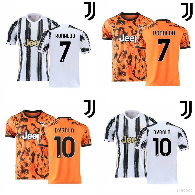 Áo Thun Đá Banh Ronaldo Dybala Câu Lạc Bộ Juventus Sân Nhà Câu Lạc Bộ Juventus Sân Nhà 2020-2021