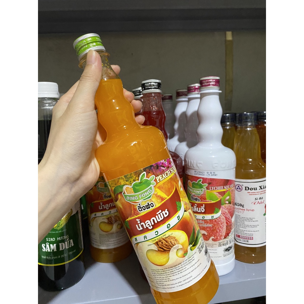 Siro dingfong đào, dâu, vải