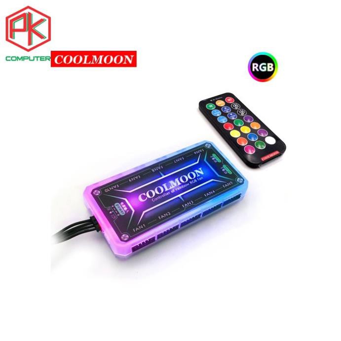 HUB + REMOTE COOLMOON RGB Đồng Bộ