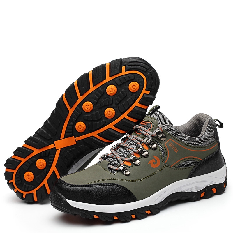 Men's Outdoor Safety Shoes Breathable Hiking Shoes Anti-smashing Anti-piercing Work Shoes