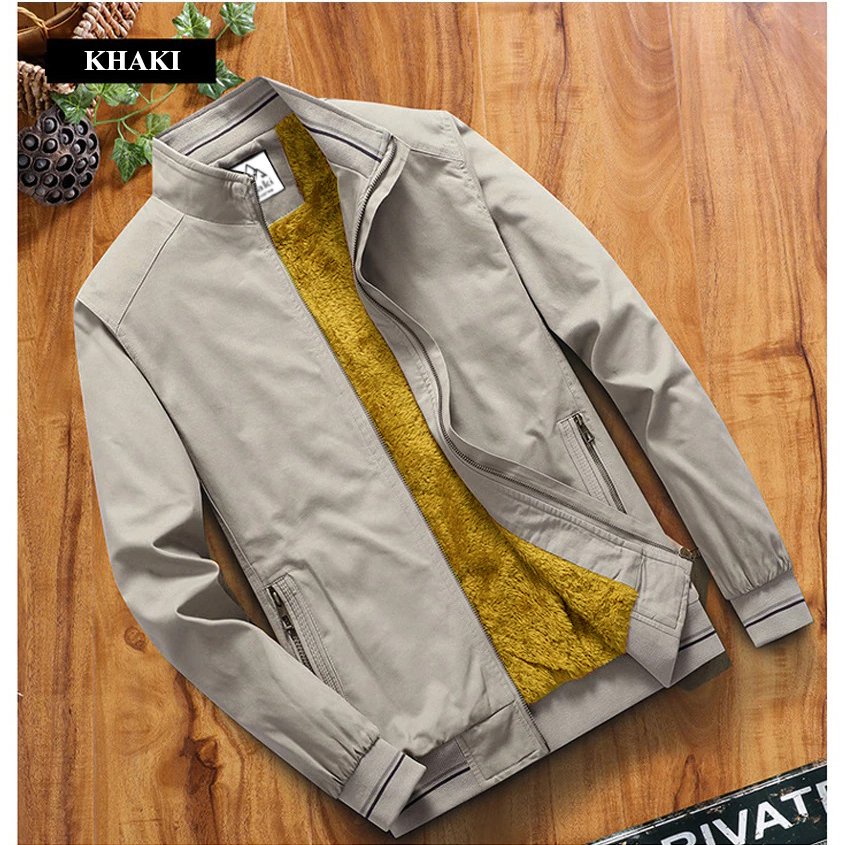 Áo khoác KAKI nam lót lông thời trang cao cấp PHL fashion AKK21
