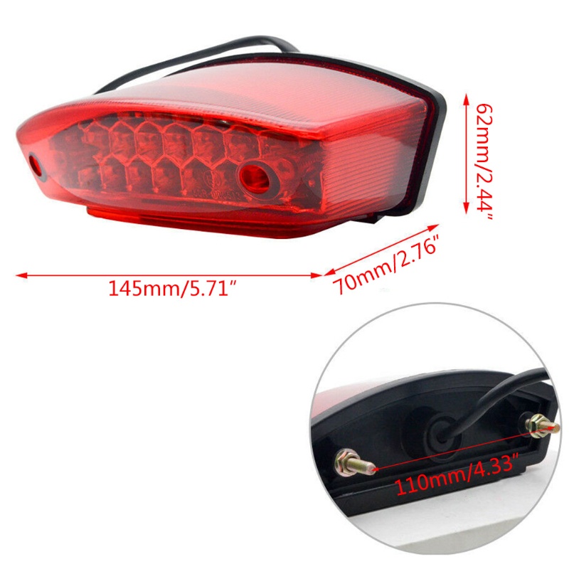 Đèn LED Mini 12V Gắn Biển Số Xe Mô Tô
